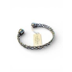 Park Lane Twisted Silver Tone Bracelet